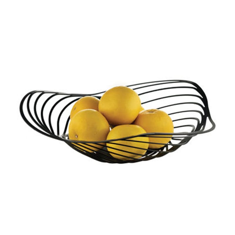 Alessi: Trinity Black Medium Fruitkorven