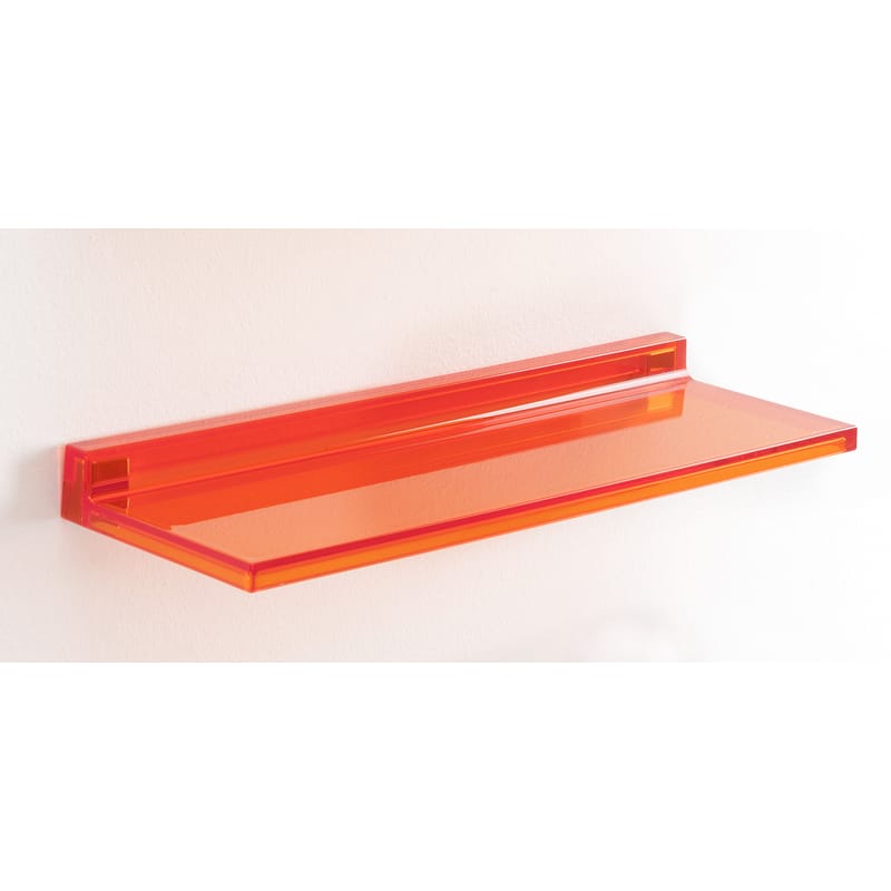 Mobilier - Etagères & bibliothèques - Etagère Shelfish plastique orange / L 45 cm - Kartell - Orange tangerine - PMMA
