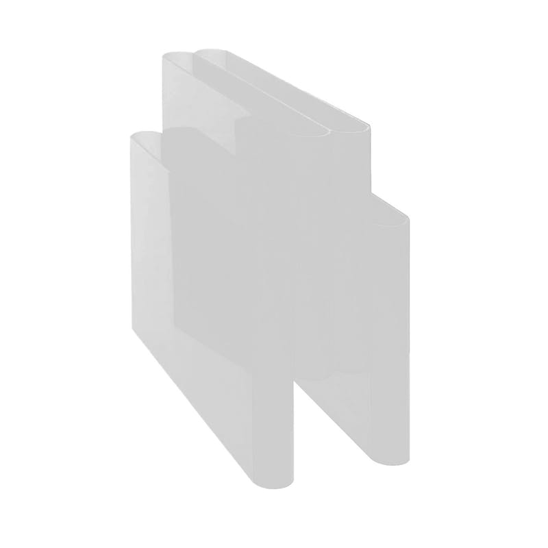 Magazine holder plastic material transparent Kartell