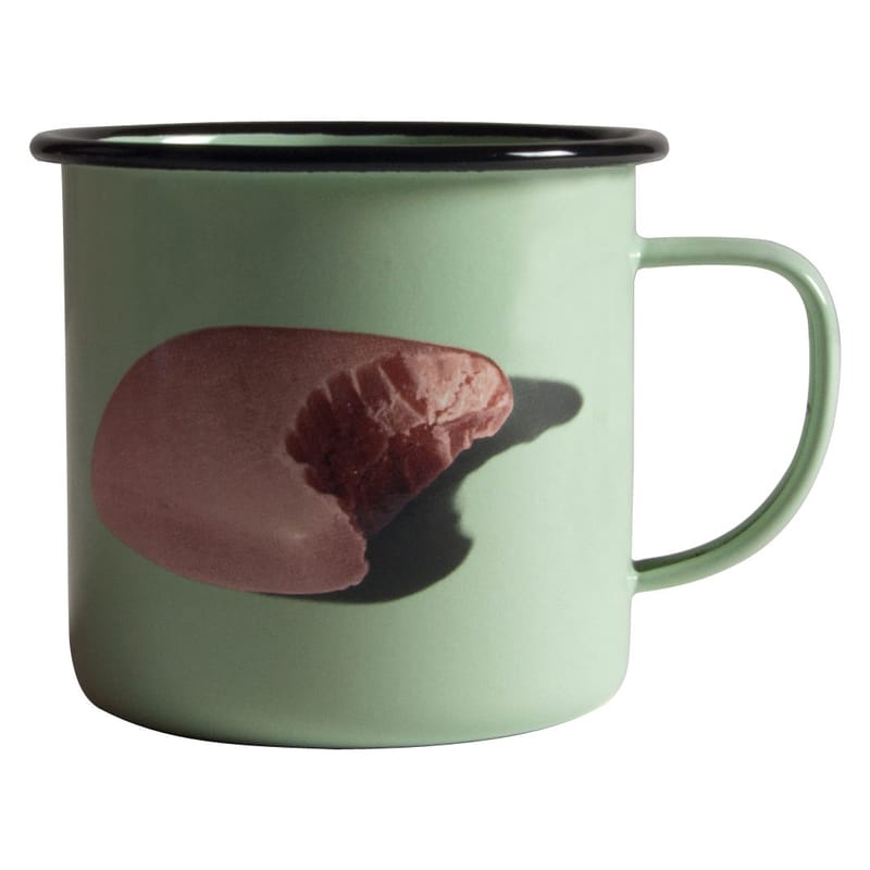 Tableware - Coffee Mugs & Tea Cups - Toiletpaper / Savon croqué Mug metal multicoloured - Seletti - Soap - Enamelled metal