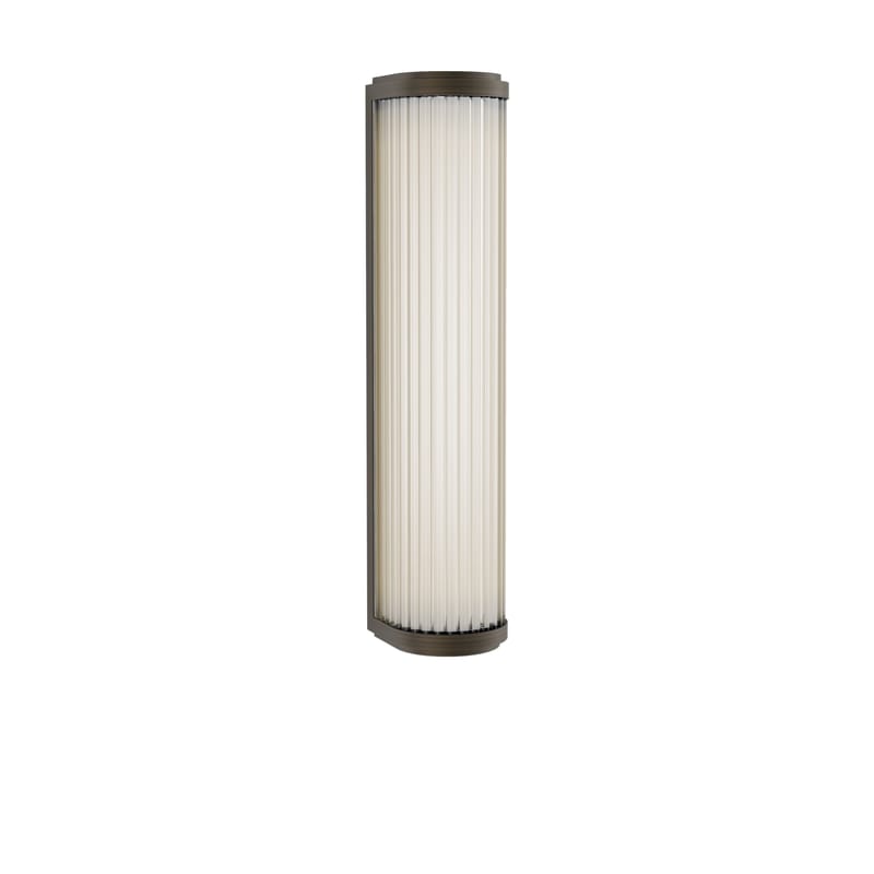 Luminaire - Appliques - Applique Versailles LED métal / Lamelles de verre - L 37 cm - Astro Lighting - Bronze - Acier, Verre