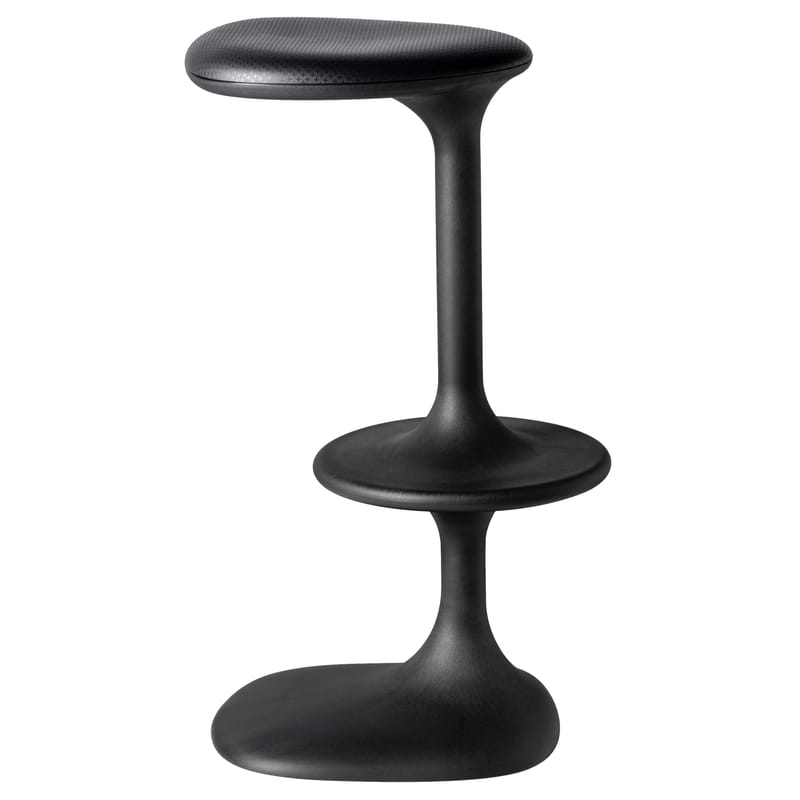 Product selections - Design Good Deals - Kant Bar stool plastic material black H 79 cm - Plastic - Casamania - Black - Polythene