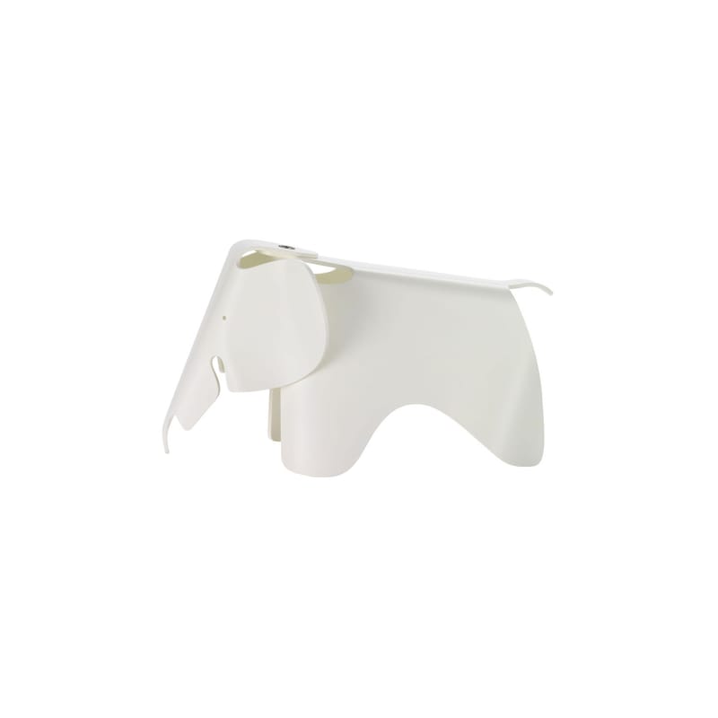 Décoration - Pour les enfants - Décoration Eames Elephant plastique blanc / Small (1945) - L 39 cm / Polypropylène - Vitra - Blanc - Polypropylène