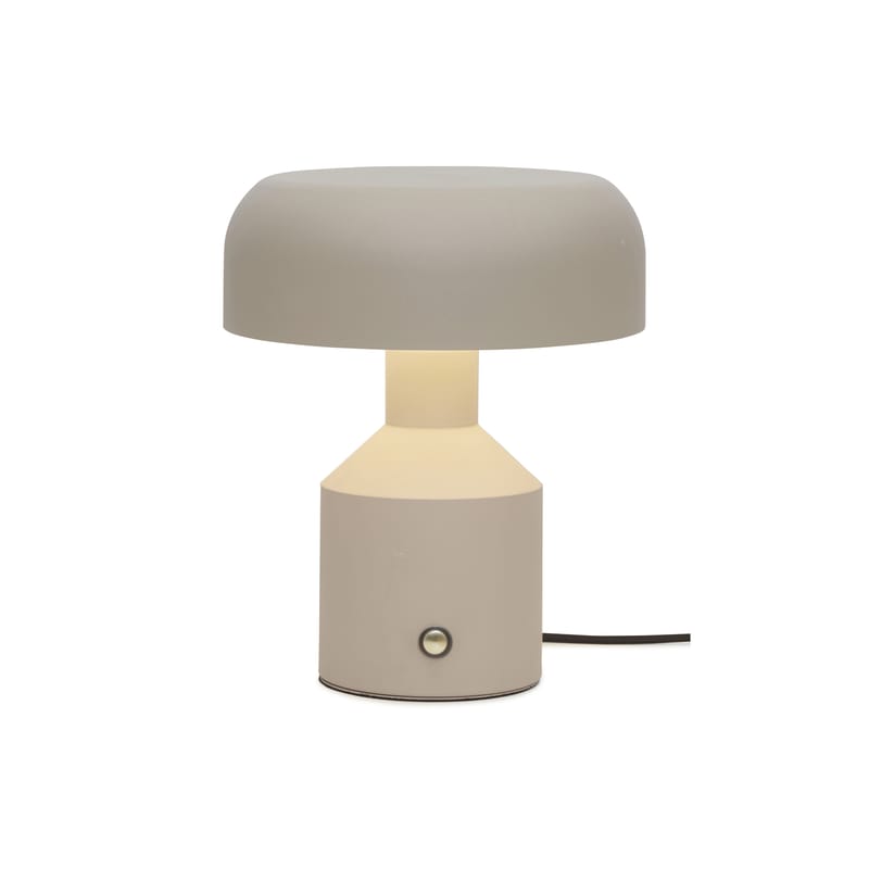 Luminaire - Lampes de table - Lampe de table Porto métal beige / Ø 25 x H 29 cm - It\'s about Romi - Sable - Acier