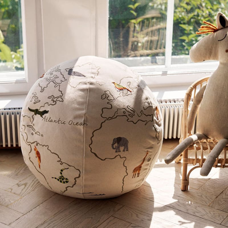 Ferm Living The World Pouf off white Made In Design UK