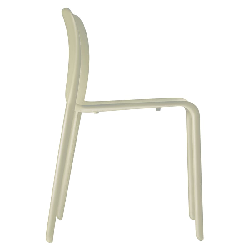 Furniture - Chairs - First Chair Stacking chair plastic material beige Plastic - Magis - Beige - Polypropylene