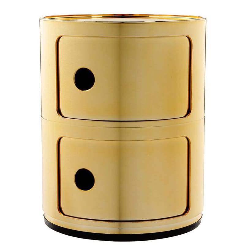 Furniture - Kids Furniture - Componibili Storage plastic material gold - Kartell - Gold - ABS