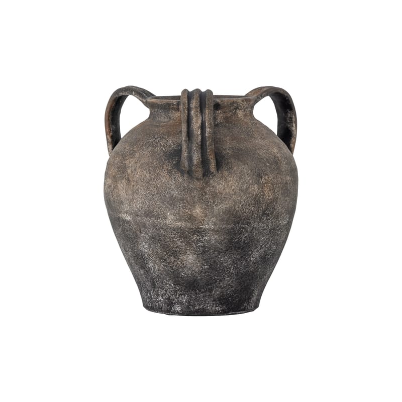 Décoration - Vases - Vase Cuma céramique marron / Terre cuite effet patiné - Ø 27 x H 30 cm - Bloomingville - Marron patiné - Terre cuite