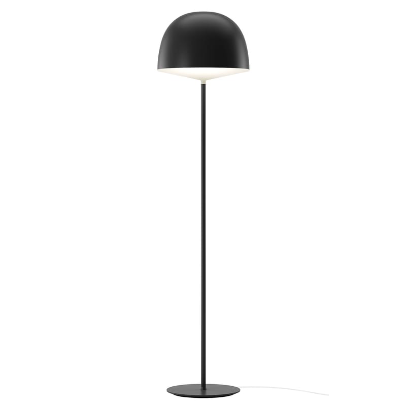 Luminaire - Lampadaires - Lampadaire Cheshire métal noir - H 145 cm - Fontana Arte - Noir - Fer, Polycarbonate, Zamac