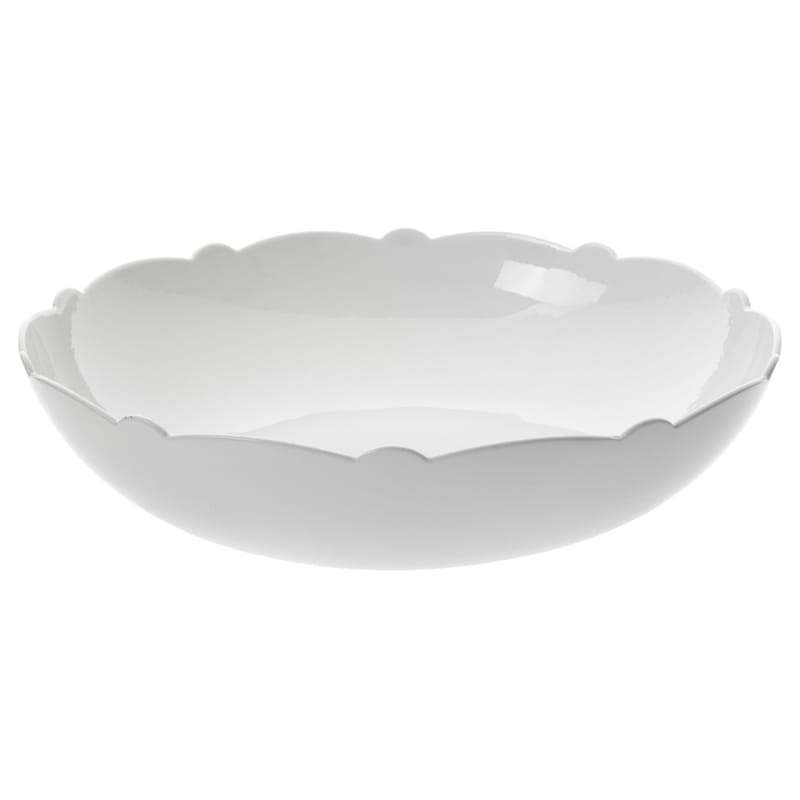 Table et cuisine - Saladiers, coupes et bols - Saladier Dressed céramique blanc / Ø 29 cm - Alessi - Saladier Ø 29 cm - Blanc - Porcelaine