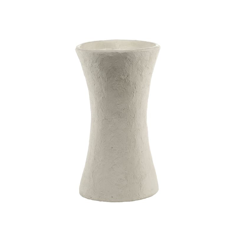 Décoration - Vases - Vase Earth papier blanc / Ø 20 x H 35 cm - Papier mâché recyclé - Serax - Blanc -  Papier mâché recyclé