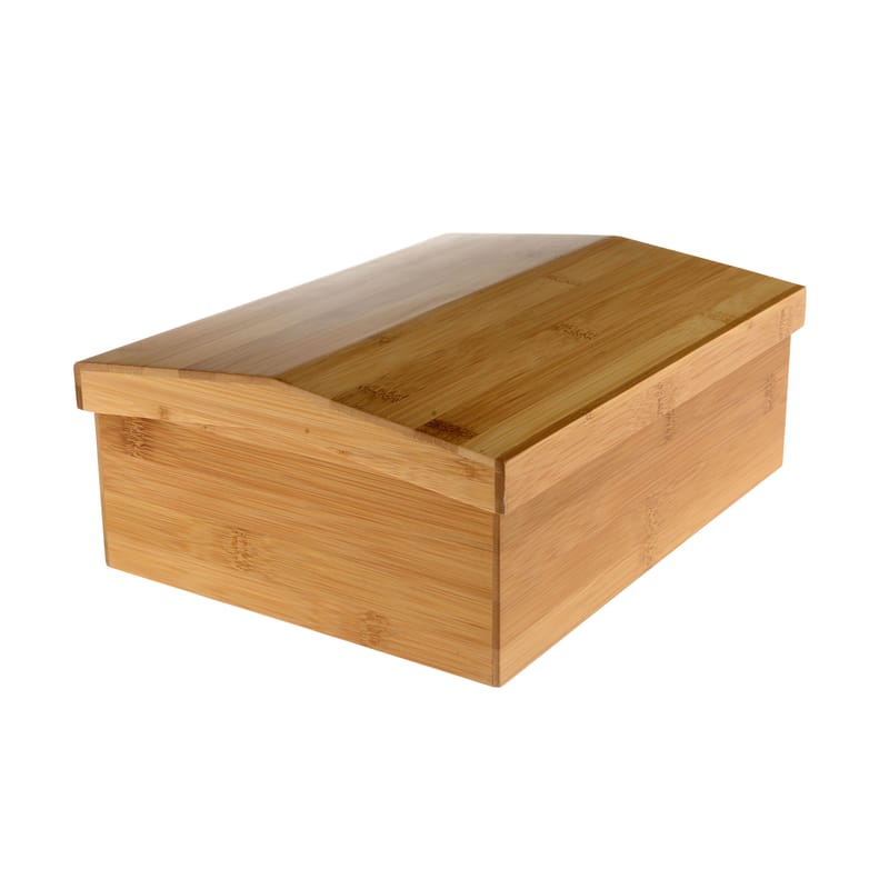 Table et cuisine - Boîtes et conservation - Boîte Cabin bois naturel / Bambou - 32 x 24 cm - Alessi - Bambou naturel - Bois de bambou