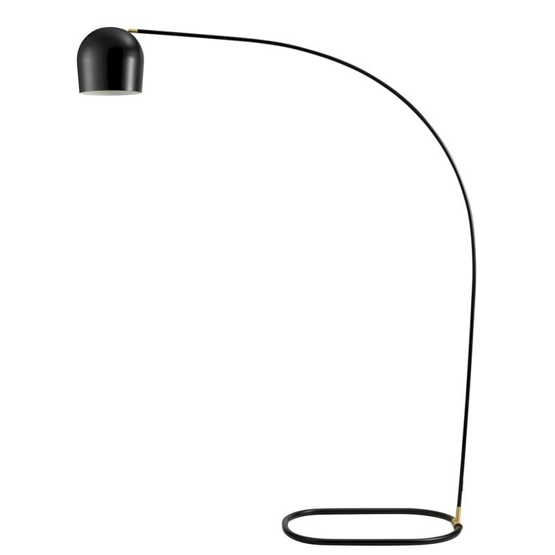 Luminaire - Lampadaires - Lampadaire Circle métal noir / H 205 cm - Métal - Bolia - Noir - Acier