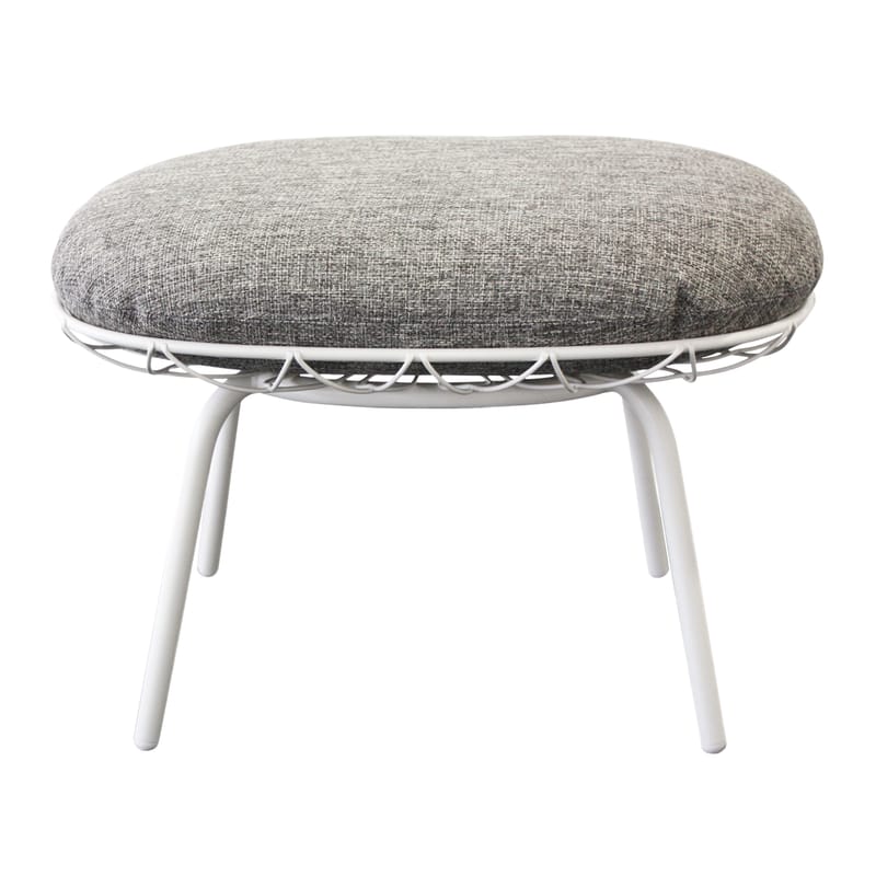 Gray shop outdoor pouf