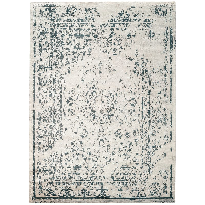 Dekoration - Teppiche - Teppich Mirage textil silber / 170 x 240 cm - Toulemonde Bochart - Silberfarben - Pflanzliche Seide