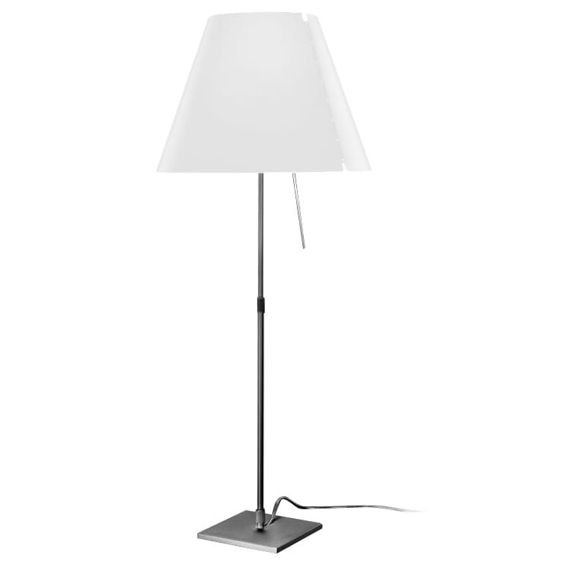 Luminaire - Lampes de table - Abat-jour Costanza plastique blanc - Luceplan - Blanc - Polycarbonate