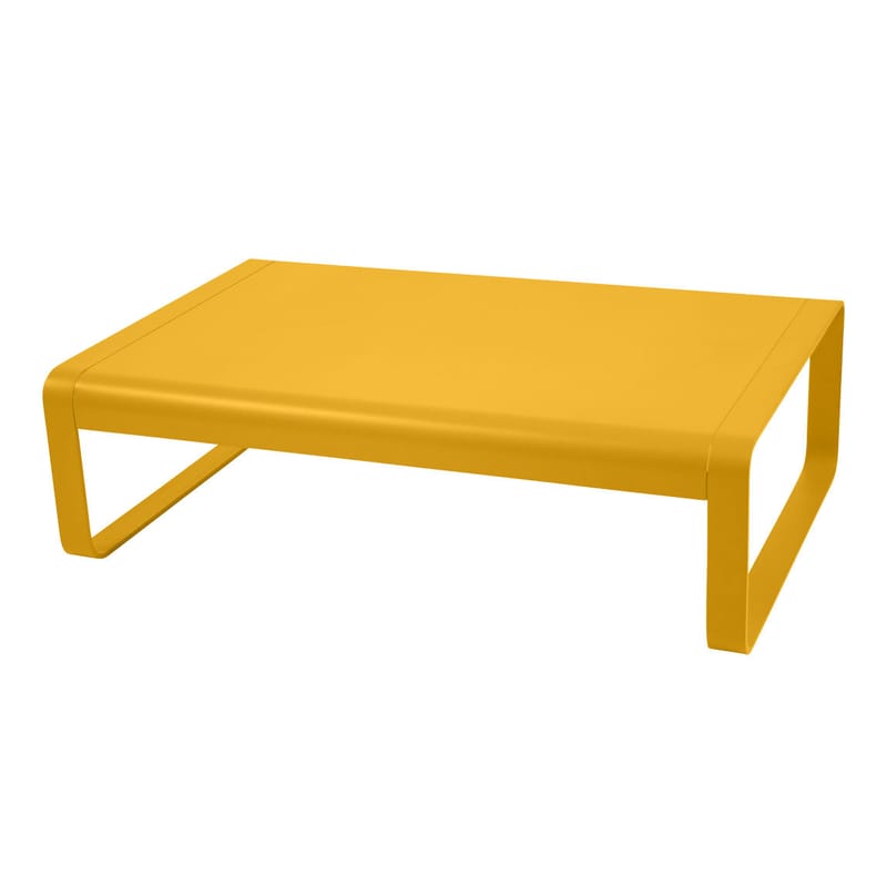 Yellow outdoor coffee shop table