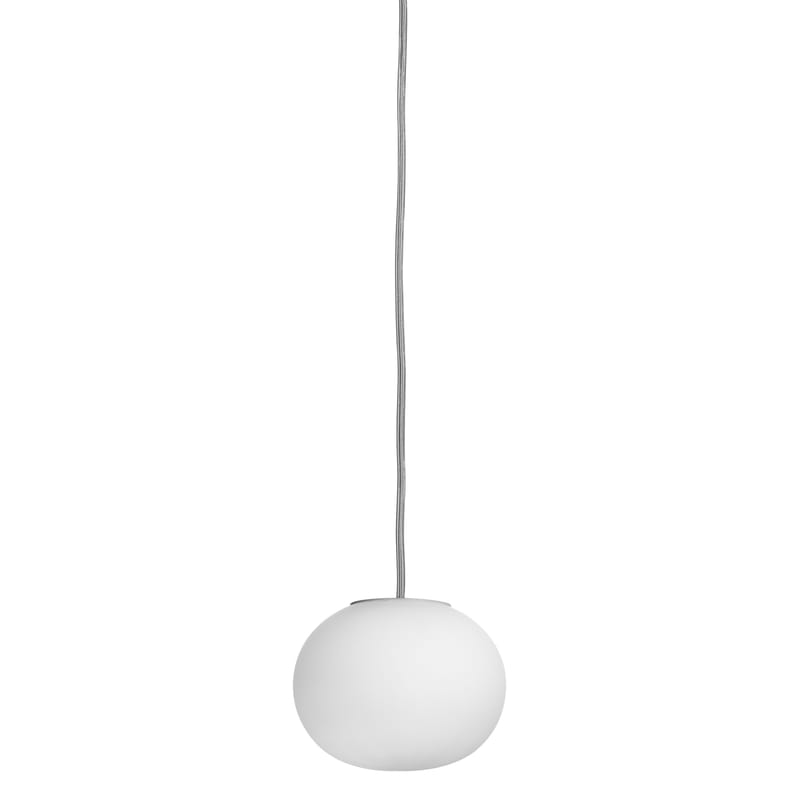 Lighting - Pendant Lighting - Mini Glo-Ball S Pendant glass white - Flos - White - Glass