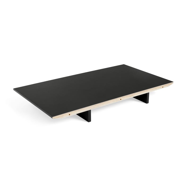 Arredamento - Tavoli - Prolunga linoleum legno nero / Per tavolo allungabile CPH 30 - L 50 cm - Hay - Nero - Compensato, Linoleum