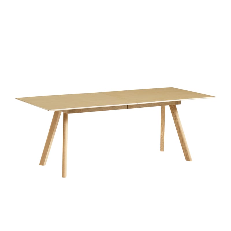 Mobilier - Tables - Table à rallonge CPH 30 / L 200 à 400 x larg. 90 cm - Chêne - Hay - Chêne / Piètement chêne - Chêne massif, Placage de chêne