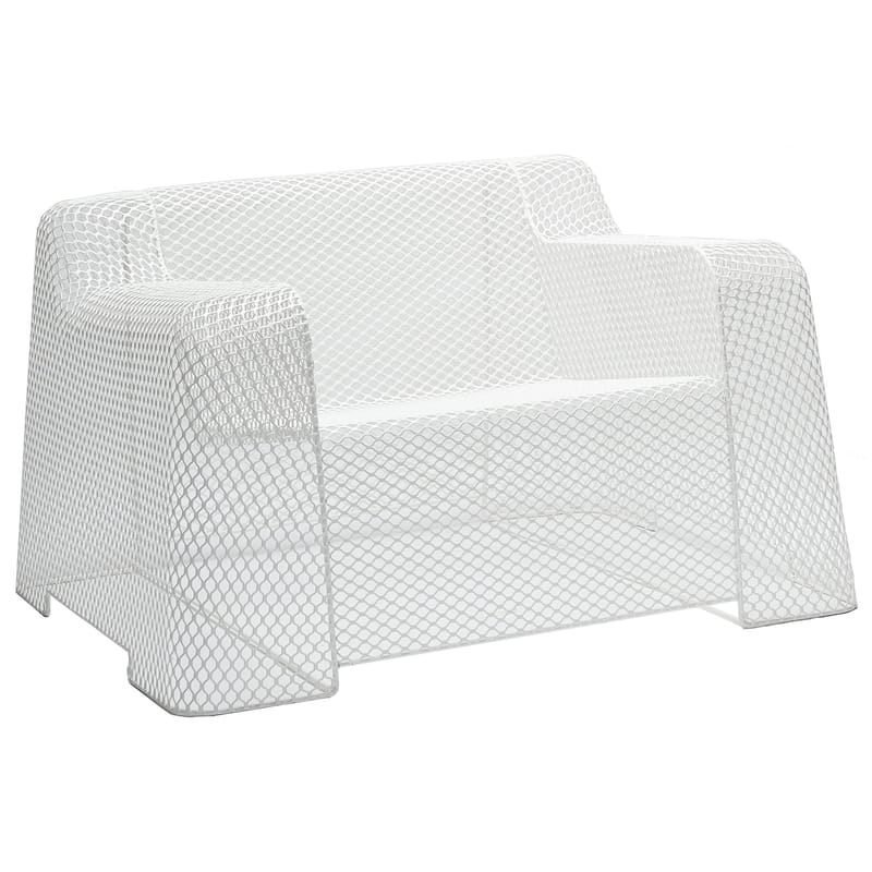 Furniture - Armchairs - Ivy Armchair metal white - Emu - White - Steel
