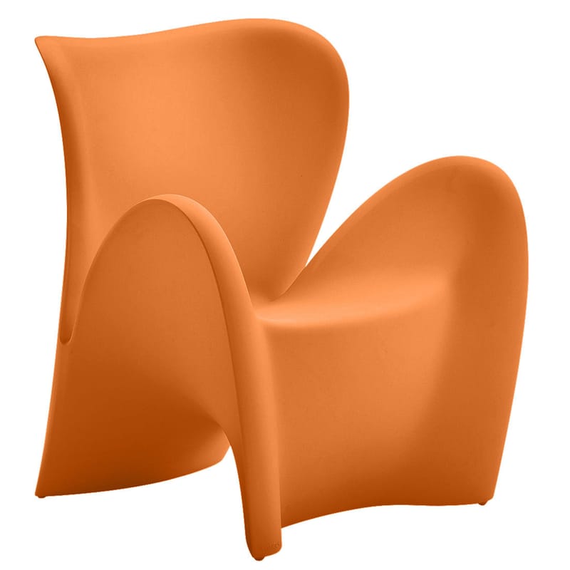 Mobilier - Fauteuils - Fauteuil Lily plastique orange - MyYour - Orange mat - Matière plastique