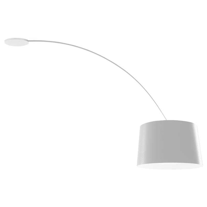 Luminaire - Suspensions - Plafonnier Twiggy matériau composite blanc / Rotatif - Marc Sadler, 2006 - Foscarini - Blanc - Fibre de verre, Matériau composite