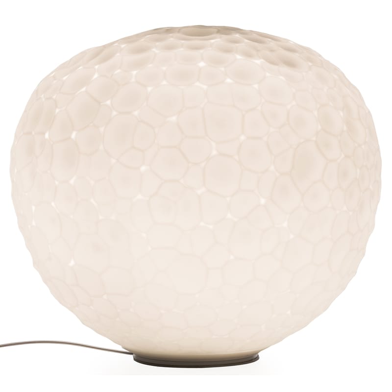 Lighting - Table Lamps - Meteorite Table lamp glass white Ø 48 cm - Artemide - Ø 48 cm / White - Blown glass
