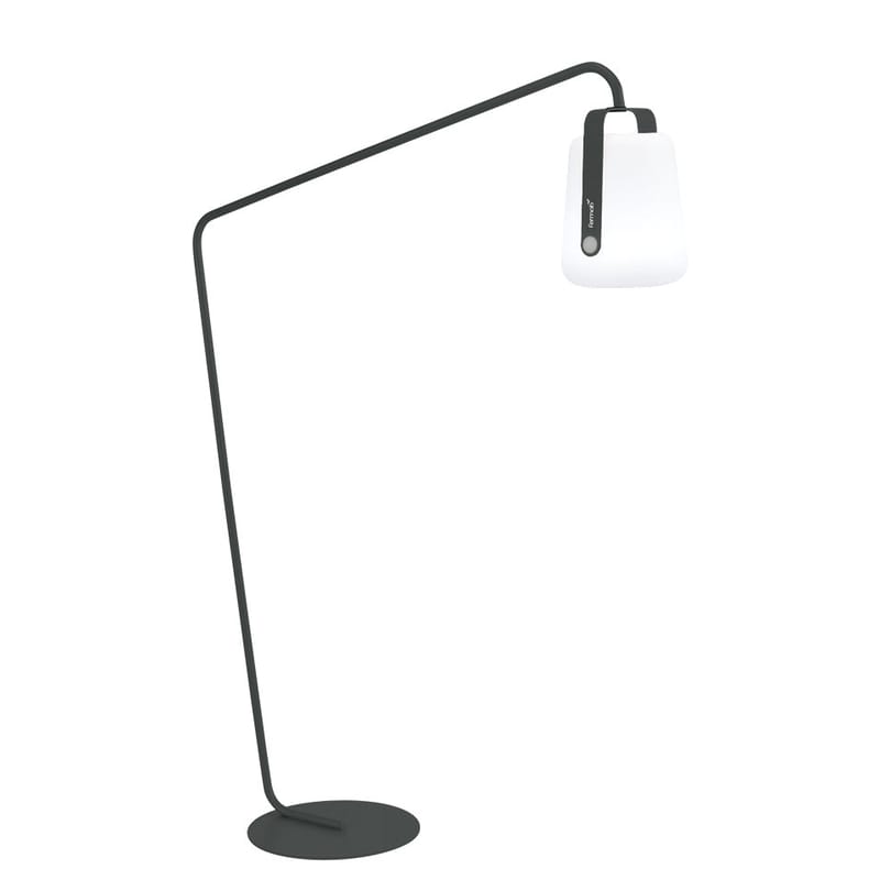 Luminaire - Lampadaires - Accessoire  métal noir / Pied pour lampes Balad - Large H 190 cm - Déporté - Fermob - Carbone - Acier peint