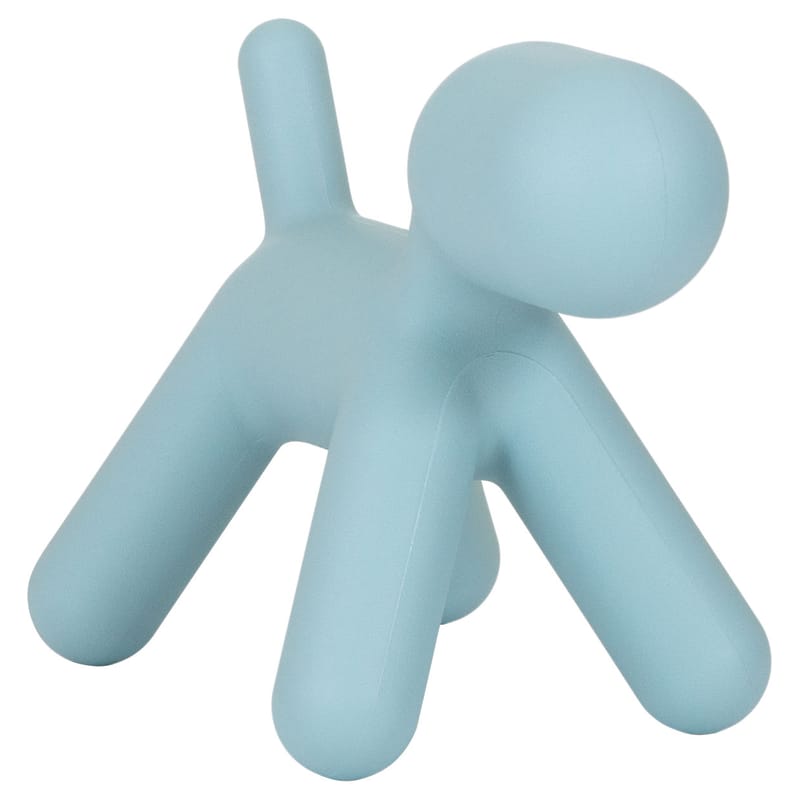 Mobilier - Mobilier Kids - Décoration Puppy XL plastique bleu / L 102 cm - Eero Aarnio, 2003 - Magis - Turquoise mat - Polyéthylène rotomoulé