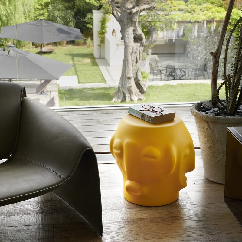Yellow end table discount