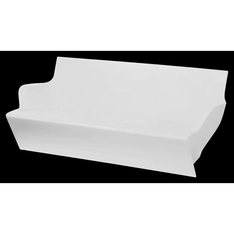 Möbel - Leuchtmöbel - beleuchtetes Sofa Kami Yon plastikmaterial weiß - Slide - Weiß, mit integrierter Lampe - recycelbares Polyethen