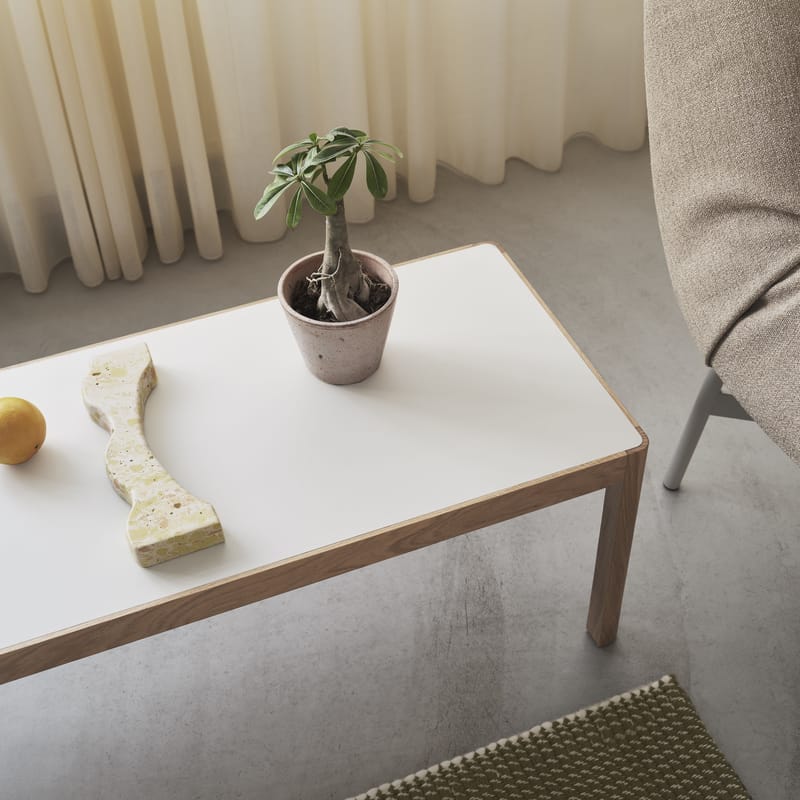 Muuto Workshop Coffee table grey natural oak Made In Design UK