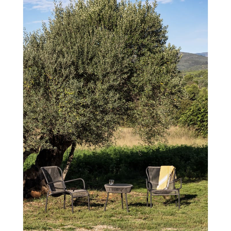 Plastic woven cheap lounge chair
