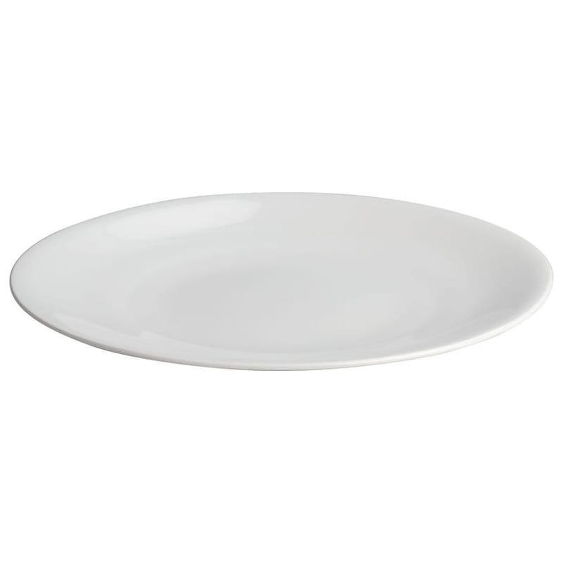 Table et cuisine - Assiettes - Assiette All-time céramique blanc Ø 27 cm - Alessi - Assiette plate Ø 27 cm - Porcelaine Bone China