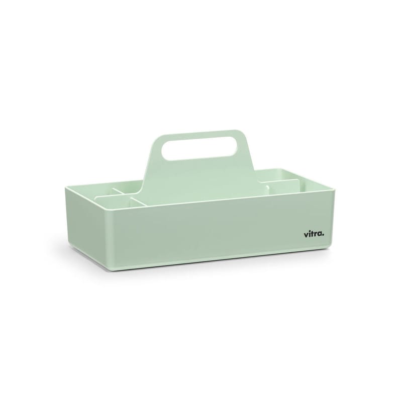 Décoration - Pour les enfants - Bac de rangement Toolbox RE plastique vert / Recyclé - 32 x 16 cm / Arik Levy, 2010 - Vitra - Vert menthe - ABS recyclé