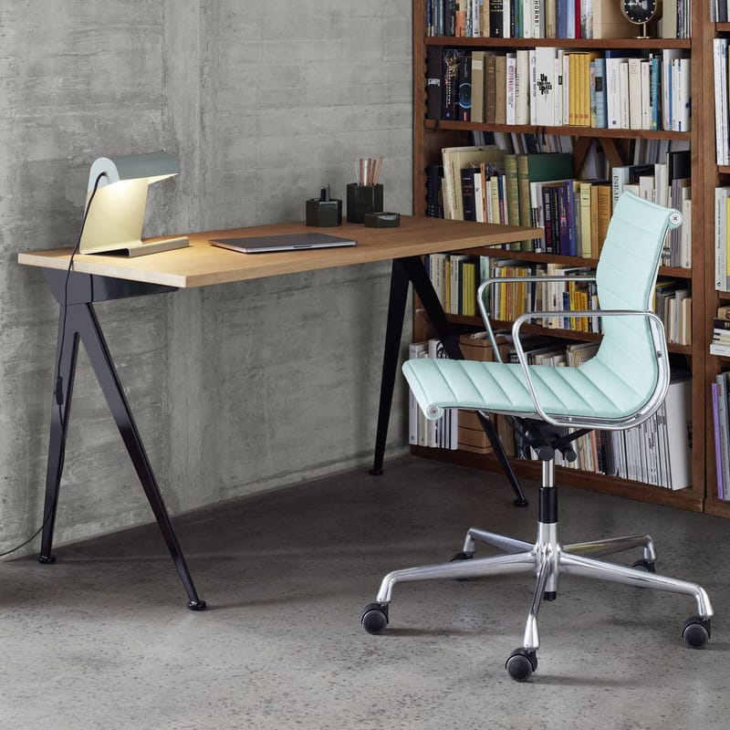 Bureau Compas Direction bois naturel / Jean Prouvé, 1953 - L 125 cm - Vitra