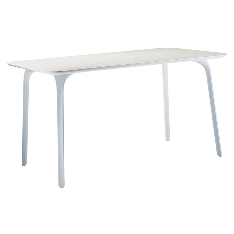 Outdoor - Garden Tables - First Rectangular table plastic material white Rectangular - Indoor and outdoor use - Magis - White - HPL laminate, Polypropylene