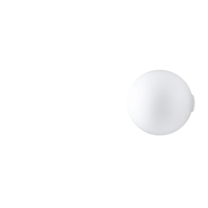 Luminaire - Appliques - Applique Sfera verre blanc Ø 20 cm - Fabbian - Blanc - Ø 20 cm - Verre