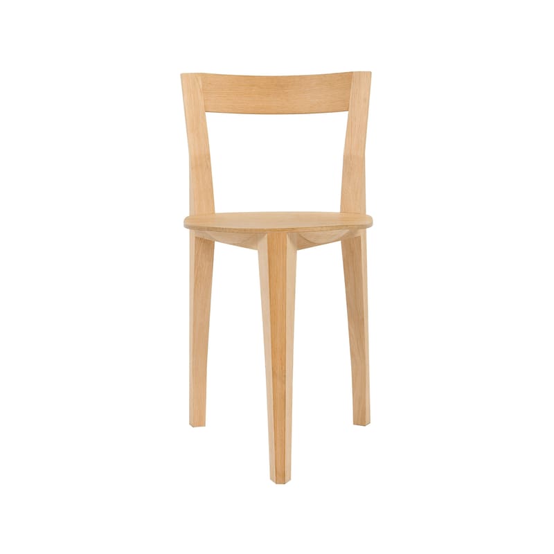 Mobilier - Chaises, fauteuils de salle à manger - Chaise Petite Gigue bois naturel - Moustache - Bois clair - Chêne