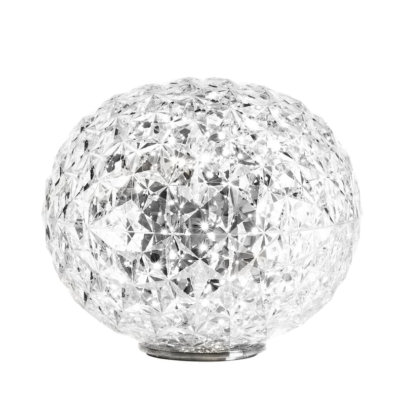 Luminaire - Lampes de table - Lampe de table Planet LED plastique transparent / Ø 33 x H 28 cm - Kartell - Cristal - Technopolymère thermoplastique