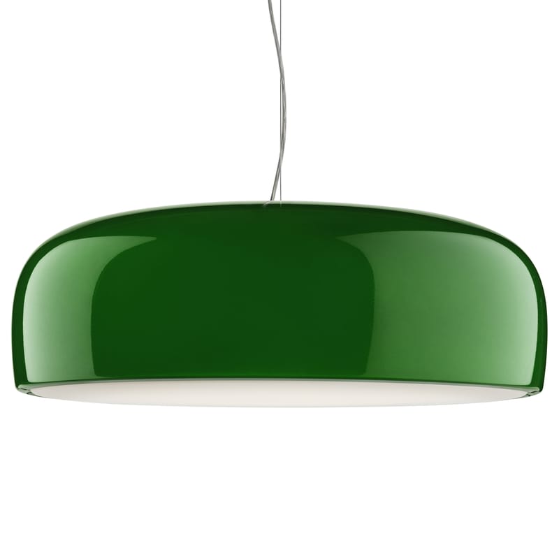 Lighting - Pendant Lighting - Smithfield Pendant metal green / Ø 60 cm - Aluminium - Flos - Green - Painted aluminium