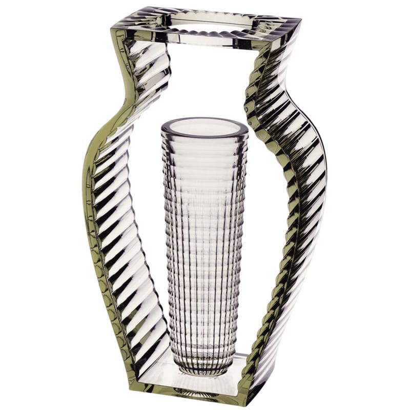 Décoration - Vases - Vase I shine plastique vert / Eugeni Quitllet, 2013 - Kartell - Vert - PMMA