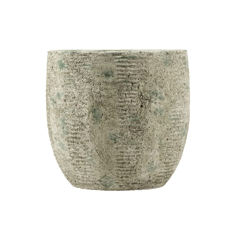 Décoration - Pots et plantes - Cache-pot Medium céramique gris / Ø 21,5 x H 20,5 cm - Serax - H 20,5 cm / Gris - Grès