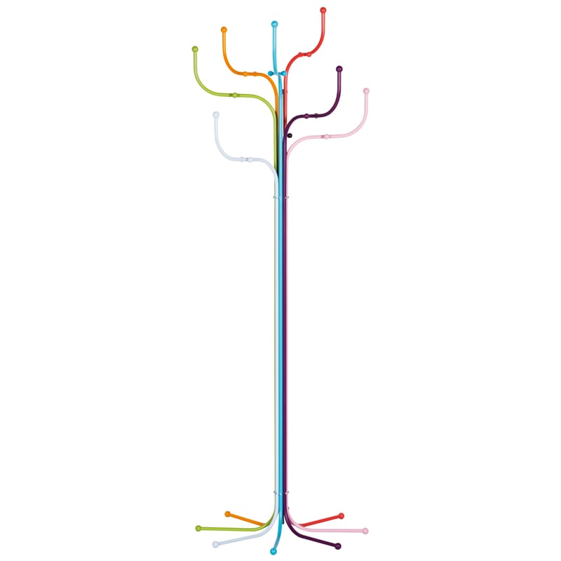 Arredamento - Appendiabiti  - Attaccapanni in piedi Coat Tree metallo multicolore - Fritz Hansen - Multicolore - Acciaio verniciato
