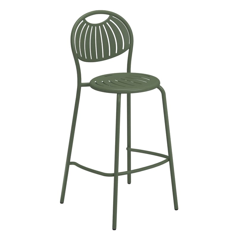 Green metal hot sale stool