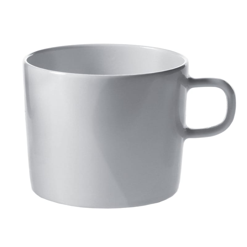 Tisch und Küche - Tassen und Becher - Kaffeetasse Platebowlcup keramik weiß - Alessi - Tasse: Weiß - Porzellan