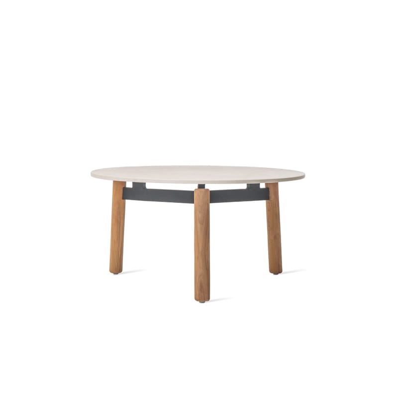 Vincent Sheppard Lento Coffee table natural teak portland white