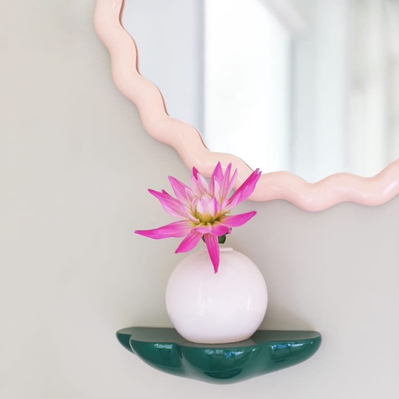 & klevering Zigzag Wall mirror pink Made In Design UK