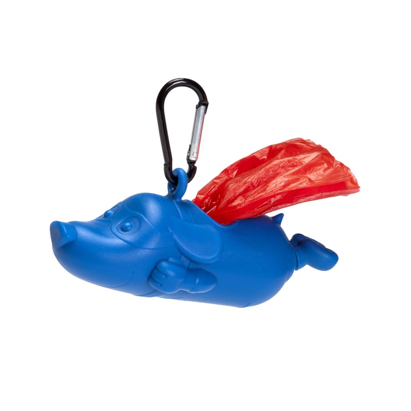 Accessoires - Chiens, Chats & Cie - Distributeur de sacs à déjection canine Mighty Dog plastique bleu - Pa Design - Bleu - Polypropylène